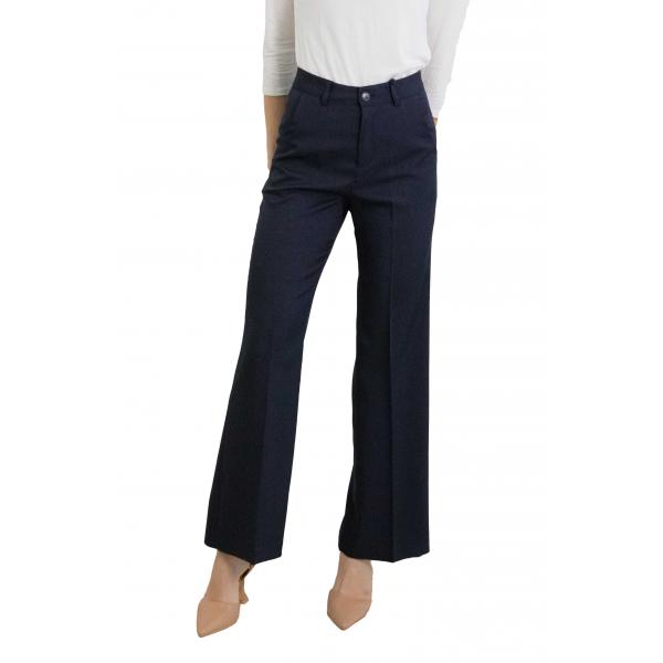 Pantalone palazzo tinta unita  "Mary"